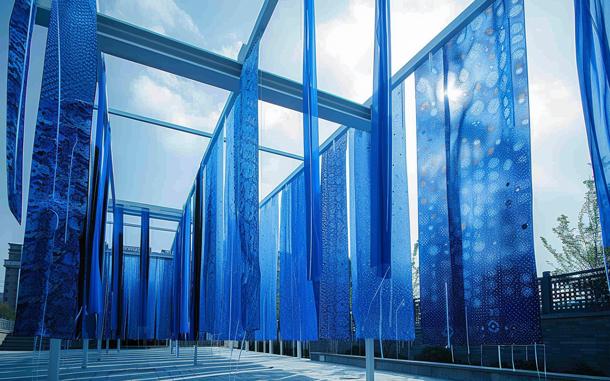 Xử lý chất chống cháy cho vải nhuộm và dệt